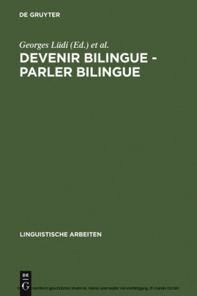 Devenir bilingue - parler bilingue