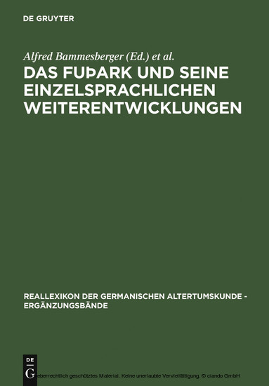 Das fuþark und seine einzelsprachlichen Weiterentwicklungen main product photo