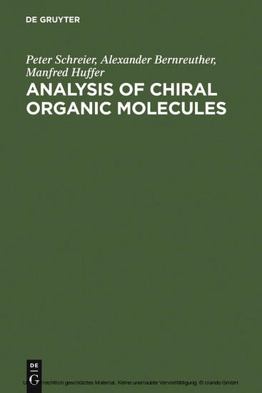 Analysis of Chiral Organic Molecules main product photo