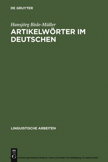 Artikelwörter im Deutschen main product photo