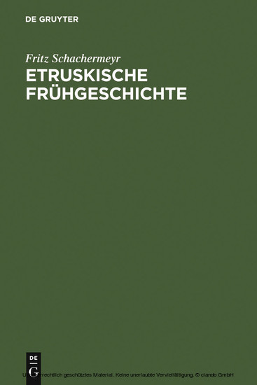 Etruskische Frühgeschichte main product photo