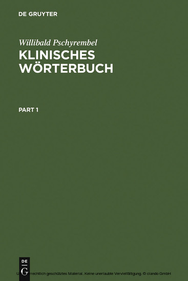 Klinisches Wörterbuch main product photo