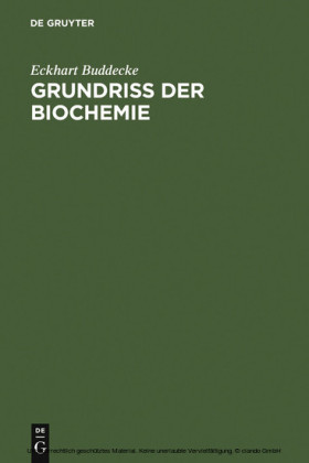 Grundriß der Biochemie