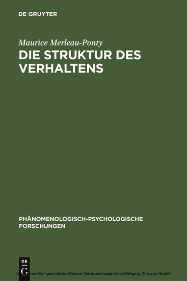 Die Struktur des Verhaltens main product photo