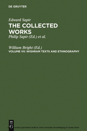 Wishram Texts and Ethnography