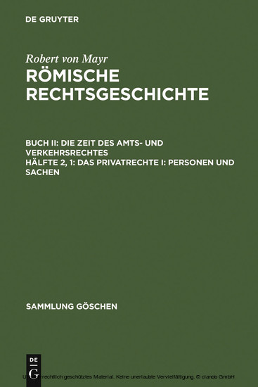 Das Privatrechte I: Personen und Sachen main product photo