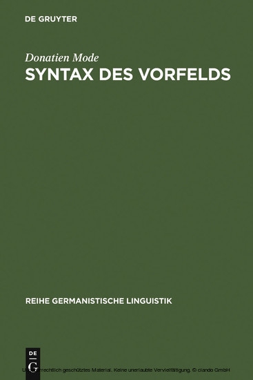 Syntax des Vorfelds main product photo