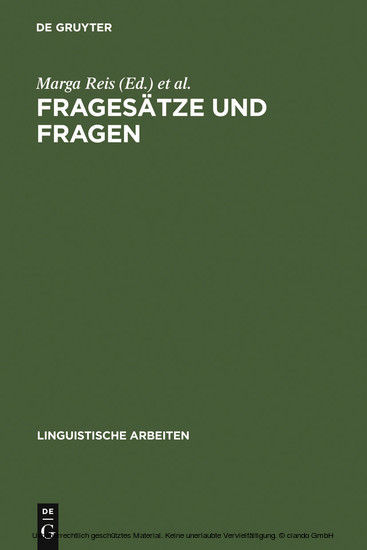 Fragesätze und Fragen main product photo