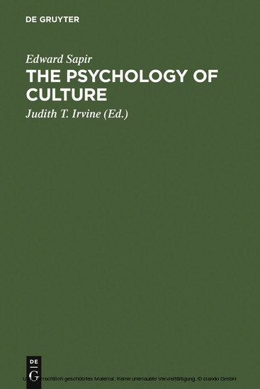 The Psychology of Culture main product photo