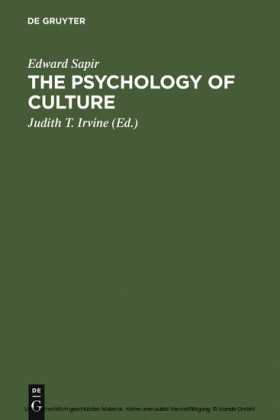 The Psychology of Culture