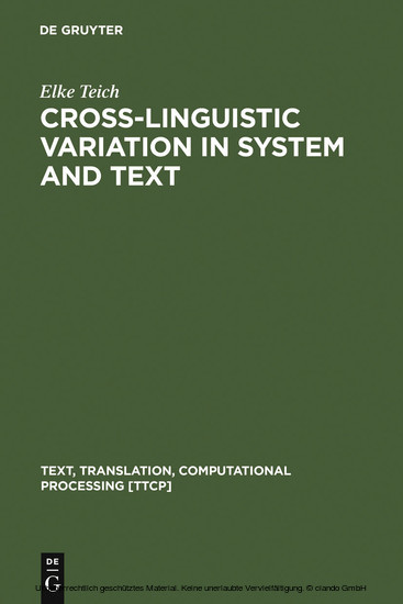 Cross-Linguistic Variation in System and Text main product photo