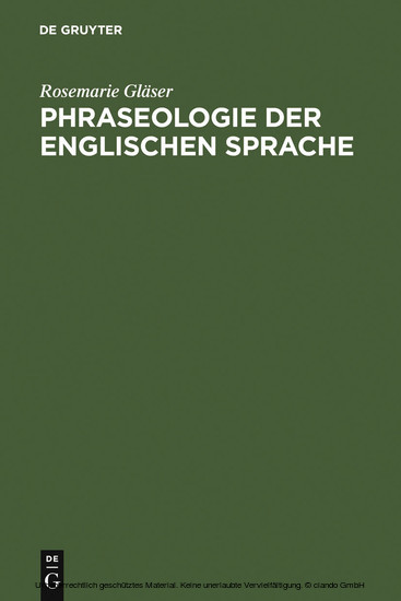 Phraseologie der englischen Sprache main product photo