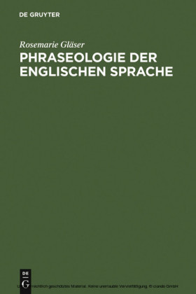 Phraseologie der englischen Sprache