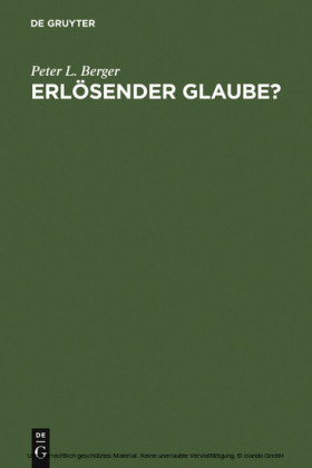 Erlösender Glaube?