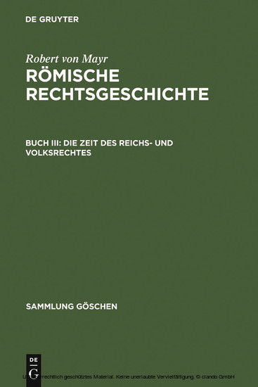 Die Zeit des Reichs- und Volksrechtes main product photo