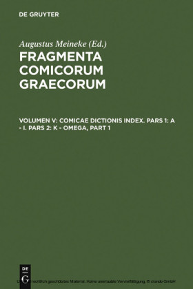 Comicae dictionis index