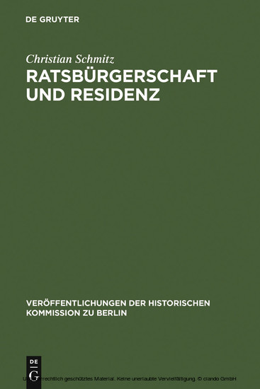 Ratsbürgerschaft und Residenz main product photo