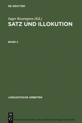 Satz und Illokution