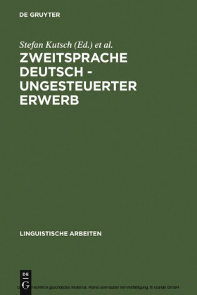 Zweitsprache Deutsch - ungesteuerter Erwerb