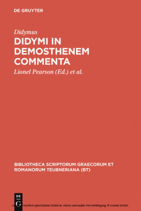 Didymi in Demosthenem commenta