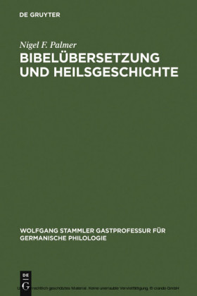 Bibelübersetzung und Heilsgeschichte