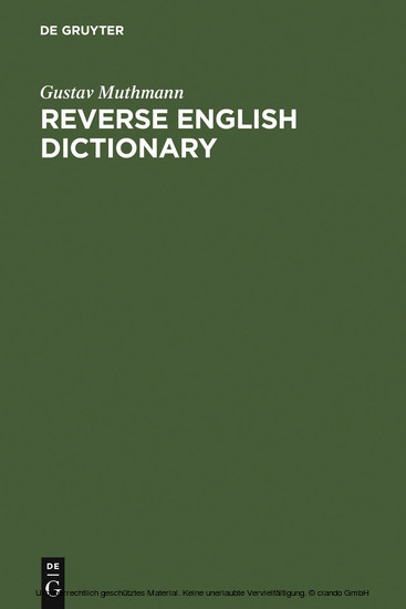 Reverse English Dictionary main product photo