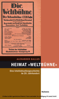 Heimat 'Weltbühne'