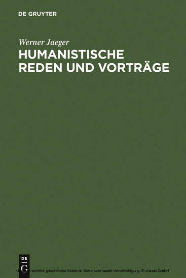 Humanistische Reden und Vorträge main product photo