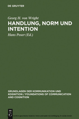 Handlung, Norm und Intention