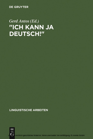 'Ich kann ja Deutsch!' main product photo
