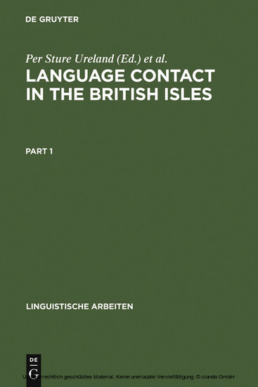 Language contact in the British Isles main product photo