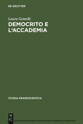 Democrito e l'Accademia