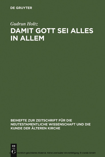 Damit Gott sei alles in allem main product photo