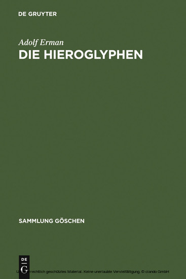 Die Hieroglyphen main product photo