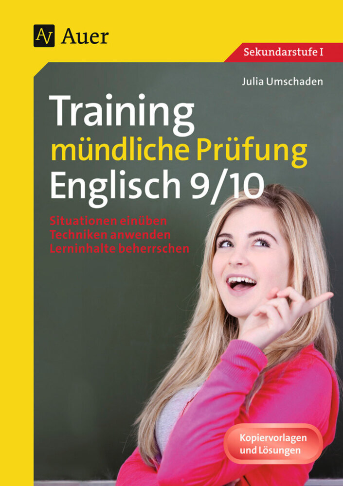 Training mündliche Prüfung Englisch Klasse 9-10 main product photo
