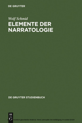 Elemente der Narratologie