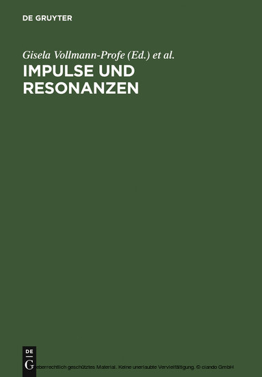 Impulse und Resonanzen main product photo