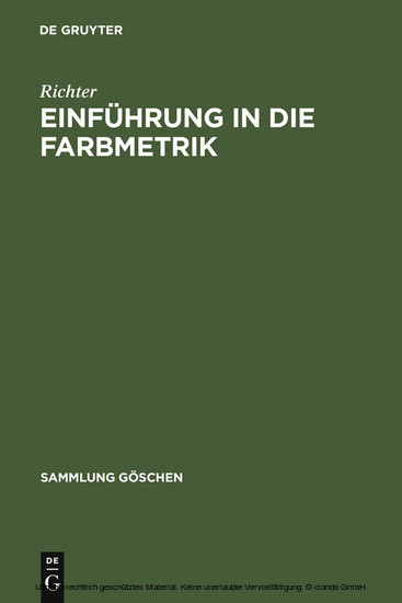 Einführung in die Farbmetrik main product photo