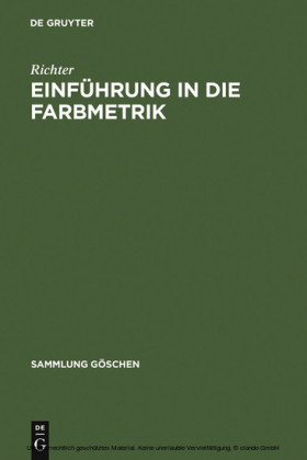 Einführung in die Farbmetrik