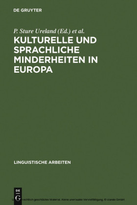Kulturelle und sprachliche Minderheiten in Europa
