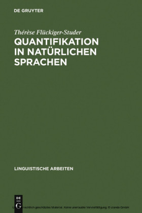 Quantifikation in natürlichen Sprachen
