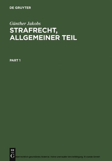 Strafrecht, Allgemeiner Teil main product photo
