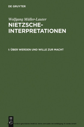 Über Werden und Wille zur Macht