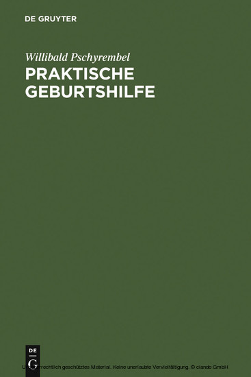 Praktische Geburtshilfe main product photo