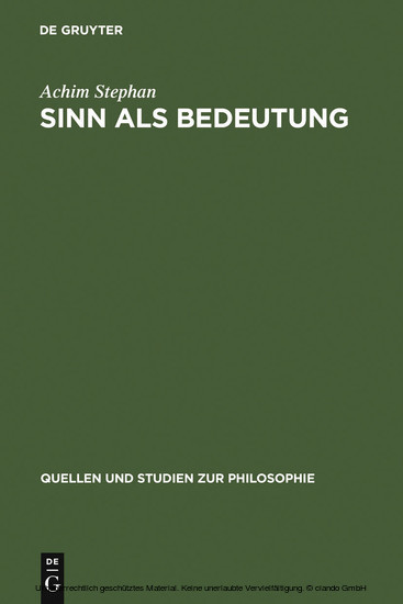Sinn als Bedeutung main product photo