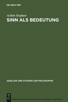 Sinn als Bedeutung