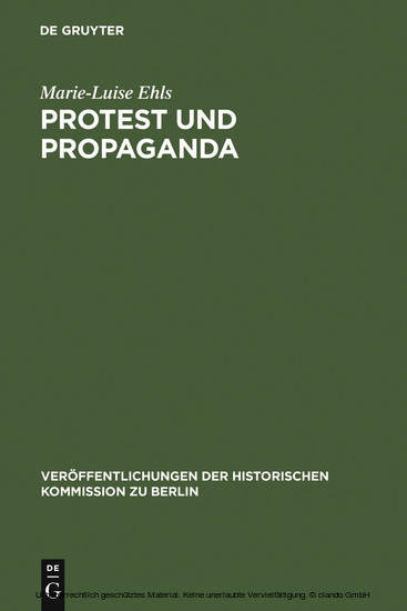 Protest und Propaganda main product photo