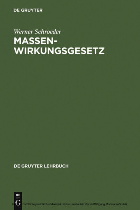 Massenwirkungsgesetz