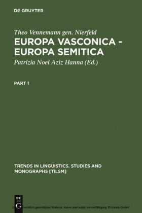 Europa Vasconica - Europa Semitica