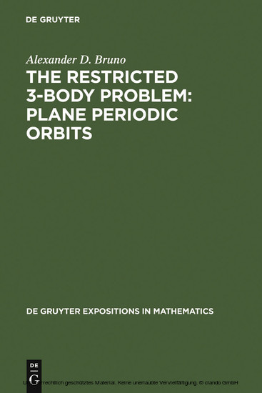 The Restricted 3-Body Problem: Plane Periodic Orbits main product photo
